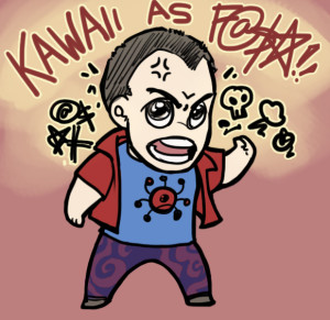 "Kawaii as F$&%" by Shazzbaa